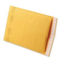 Sealed Air 9-1/2" x 14-1/2" #4 Jiffylite Self-Seal Mailer, Golden Brown, 100/Carton