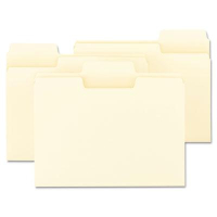 Smead SuperTab Reinforced 1/3 Cut Top Tab Letter File Folder, Manila, 100/Box