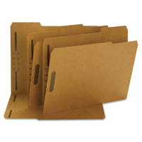 Smead 1/3 Cut Top Tab 2-Fastener Letter File Folder, Kraft, 50/Box