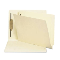 Smead Letter 3/4" Expanding End Tab 1-Fastener File Folder, Manila, 50/Box