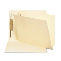 Smead Letter 3/4" Expanding End Tab 1-Fastener File Folder, 11-Point, Manila, 50/Box