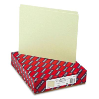 Smead Letter 1/3 Blank Tab Recycled Index File Guide Set, 25 pt. Pressboard, 100/Box