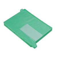 Smead Letter End Tab Out File Guide with Pockets, Green, 25/Box