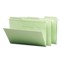 Smead Fastab Legal 1/3 Tab Hanging File Folders, Moss Green, 20/Box