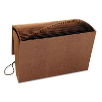 Smead 21-Pocket Legal Indexed Tuff Expanding File with Closure, Redrope
