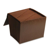 Smead 31-Pocket Letter Indexed Tuff Expanding File with Closure, Redrope