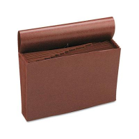 Smead 12-Pocket Legal Indexed Tuff Expanding File with Closure, Redrope
