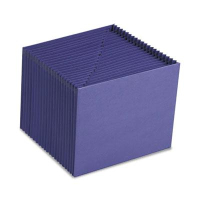 Smead 21-Pocket Letter Expanding Indexed Open Top Accordion, Purple