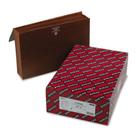 Smead 6-Pocket Legal Expansion Wallet with Closure, Redrope, 10/Box