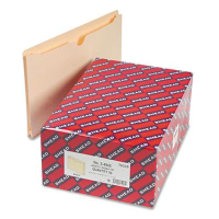 Smead Double-Ply Top Tab 1-1/2" Expansion Legal File Jackets, Manila, 50/Box