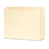 Smead End Tab 2" Expansion Letter File Jackets, Manila, 25/Box