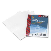 Smead Poly Translucent Project Letter File Jackets, Clear, 5-Pack