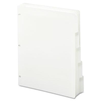 Smead 8-1/2" x 11" 5-Tab Three-Ring Binder Index Dividers, White, 5/Pack