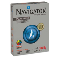Navigator 8-1/2" X 11", 20lb, 5000-Sheets, Platinum Paper