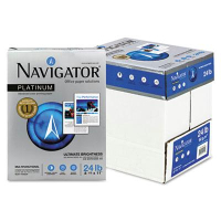 Navigator 8-1/2" X 11", 24lb, 2500-Sheets, Platinum Paper