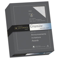 Southworth 8-1/2" x 11", 24lb, 500-Sheets, Gray Granite Specialty Paper