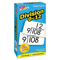 Trend Division Skill Drill Flash Cards, 3" x 6", 91/Pack