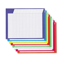 Trend 28" x 22" Horizontal Incentive Charts, Assorted, 8/Pack