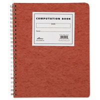 Ampad 9-1/4" x 11-3/4", 76-Sheet, Quadrille Rule Computation Notebook, Ivory Paper