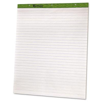 Ampad Recycled 27" x 34", 50-Sheet, 2-Pack, Ruled Flip Charts
