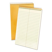 Ampad 6" x 9" 60-Sheet, Gregg Rule Steno Notepad, Green Tint Paper