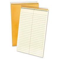 Ampad 6" x 9" 80-Sheet, Gregg Rule Steno Notepad, Green Tint Paper