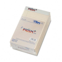 TOPS Prism 5" X 8" 50-Sheet 12-Pack Jr. Legal Rule Notepads, Ivory Paper