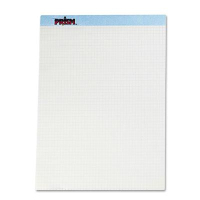 TOPS Prism 8-1/2" X 11", 50-Sheet, 12-Pack, 5 Sq. Blue Perforated Quadrille Pad