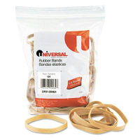 Universal 3-1/2" x 1/4" Size #64 Rubber Bands, 1/4 lb. Pack