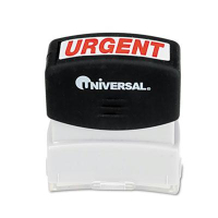 Universal "Urgent" Pre-Inked Message Stamp, Red Ink