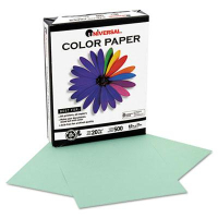 Universal One 8-1/2" x 11", 20lb, 500-Sheets, Green Colored Office Paper