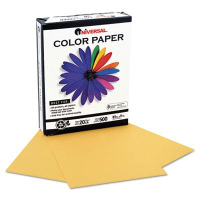 Universal One 8-1/2" x 11", 20lb, 500-Sheets, Goldenrod Colored Office Paper