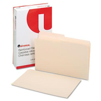 Universal 1/2 Cut Double-Ply Top Tab Legal File Folder, Manila, 100/Box