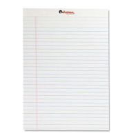Universal 8-1/2" X 11-3/4" 50-Sheet 12-Pack Legal Rule Notepads, White Paper