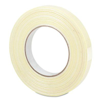 Universal One 1" x 60 yds Filament Tape with Hot-Melt Adhesive, 3" Core