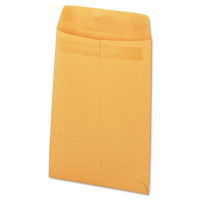 Universal One 9" x 12" Self-Stick #90 Open End File-Style Envelope, Brown, 250/Box