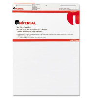 Universal One Self-Stick 25" x 30", 30-Sheet, 2-Pack, Unruled Easel Pads