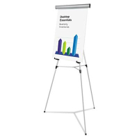 Universal One 43035 Heavy Duty 69" H Presentation Easel Stand, Silver