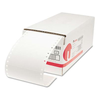 Universal 4" x 1-7/16" Dot Matrix Printer Labels, White, 5000/Box