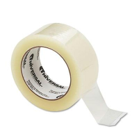 Universal 2" x 110 yds Clear Quiet Carton Sealing Tape, 3" Core, 6-Pack
