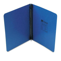 Universal 3" Capacity 8-1/2" x 11" Prong Clip Pressboard Report Cover, Dark Blue