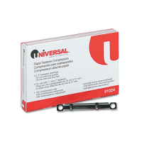 Universal 2-3/4" Length 3-1/2" Capacity Compressors for File And Paper Fastener Prong Bases, 100/Box