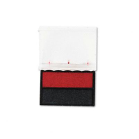 Trodat T4850 Dater Replacement Pad, 3/16" x 1", Red/Blue Ink