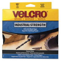 Velcro 2" x 15 ft. Industrial Strength Sticky-Back Hook & Loop Fasteners, Black