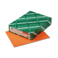 Neenah Paper 8-1/2" x 11", 65lb, 250-Sheets, Cosmic Orange Card Stock