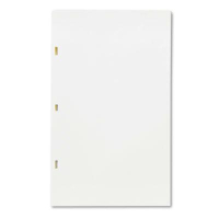 Wilson Jones 8-1/2" x 14", 100-Sheets, Ivory Linen Minute Book Ledger Paper