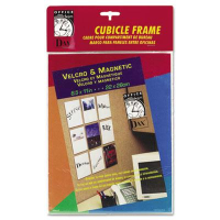 DAX Velcro/Magnetic Cubicle Photo/Document Frame, 8.5" W x 11" H, Clear Acrylic 