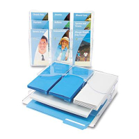 deflect-o Three-Tier Document Organizer with Dividers