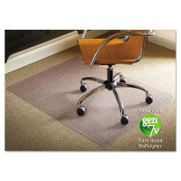ES Robbins Low Pile Carpet 46" W x 60" L, Straight Edge Chair Mat 141052