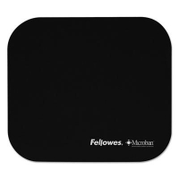 Fellowes 9" x 8" Microban Nonskid Base Mouse Pad, Black